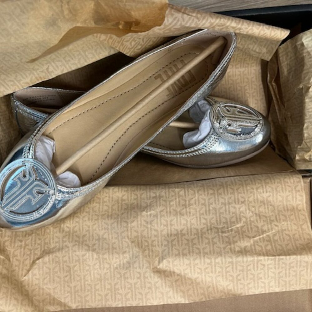 Silver Flat Shoes - Frye